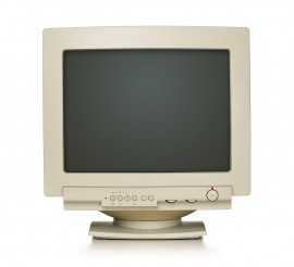 picture of CRT monitors